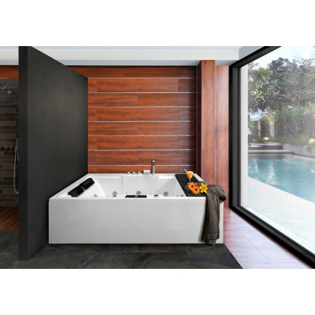 Bañera Hidromasaje rectangular con faldones ROMA