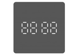 Reloj con sensor táctil y on/off para luz 