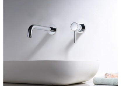 Grifería empotrada lavabo serie ELA cromo-ambiente