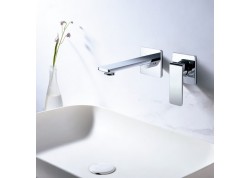 Grifería empotrada lavabo serie FUJI cromo-ambiente