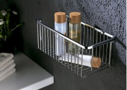 Cesta Inox para ducha ambiente