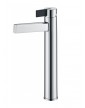 Grifería monomando lavabo alto serie ALBA desviador negro