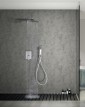 Ducha empotrada pared serie SAGRA cromado ambiente