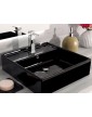Lavabo sobre encimera SQUARE negro