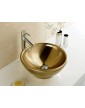 Lavabo sobre encimera AIKA dorado