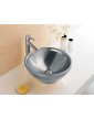Lavabo sobre encimera AIKA plateado