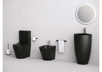 Conjunto sanitario BOLONIA negro mate