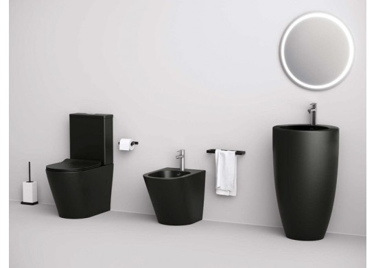 Conjunto sanitario BOLONIA negro mate