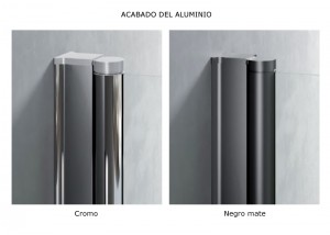 Acabados de aluminio mampara AVON