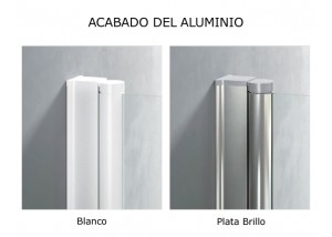 Acabados de aluminio mampara BALI