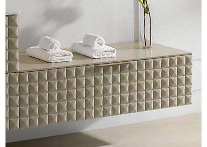 Mueble auxiliar ZETA UNO, con un cajón y tapa lacada
