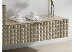 Mueble auxiliar ZETA UNO, con un cajón y tapa lacada