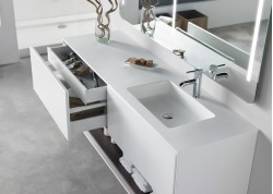 Lavabo integrado solid surface