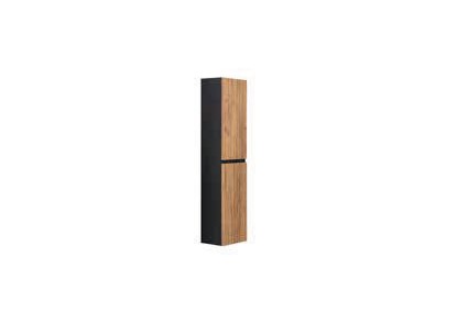 Mueble auxiliar PRISCILLE roble/negro