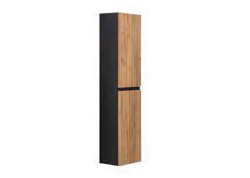 Mueble auxiliar PRISCILLE roble/negro