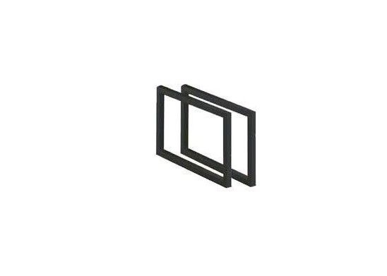 Estructura para muebles negra