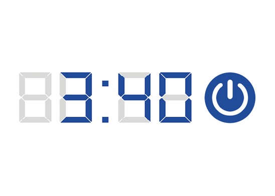 Pantalla reloj hora + temperatura