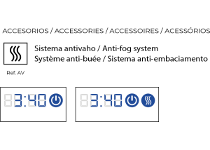 Accesorios para espejo redondo de madera BAMBUS
