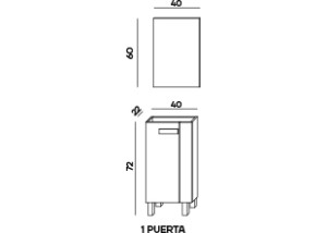Medidas mueble de lavabo pequeño