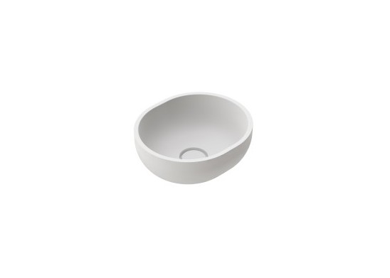 Lavabo de resina ovalado diam. 35