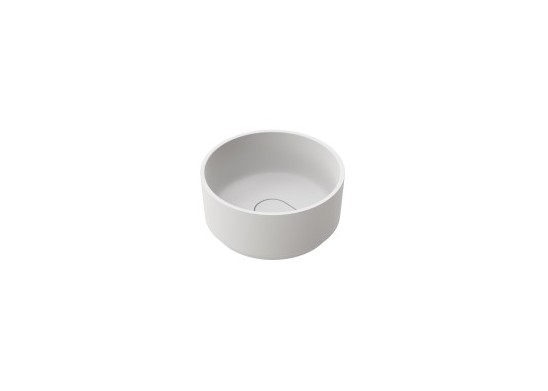 Lavabo de resina redondo 42x42x16 GOBIE