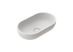 Lavabo de resina ovalado 60x35x15 LENON