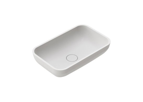 Lavabo de resina rectangular 60x38x15 LIKA