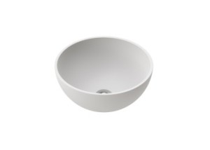 Lavabo de resina redondo 38x38x15,3 LUSH