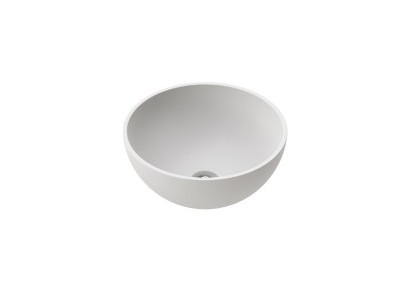 Lavabo de resina redondo 38x38x15,3 LUSH