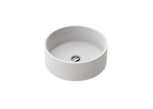 Lavabo de resina redondo 42,60x15,2 SIA