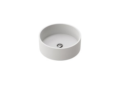 Lavabo de resina redondo 42,60x15,2 SIA