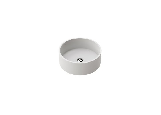 Lavabo de resina redondo 42,60x15,2 SIA