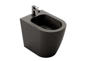 BIdé  negro mate a suelo NÁPOLES