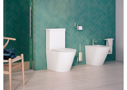 Conjunto inodoro y bidé blanco VENECIA