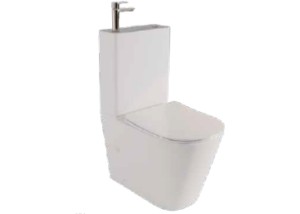 Inodoro con lavamanos integrado blanco
