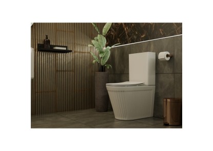 Inodoro a suelo serie BECA blanco salida horizontal ambiente
