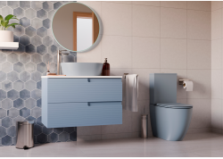 Conjunto sanitario color azul bígaro FRADES