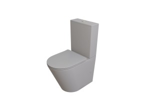 Inodoro a suelo gris mate FRADES