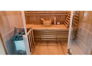 Sauna Tradicional ST-3030, vista del interior.
