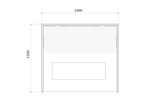 SI-2000-Sauna de Infrarrojos , dimensiones