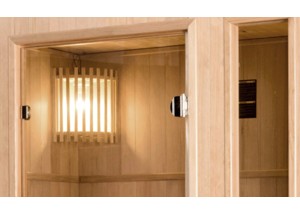 Sauna Tradicional ST-2020, detalle de iluminación interior
