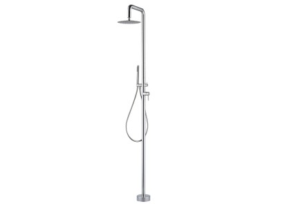 Ducha exterior acero inox. cromada serie FLORIDA