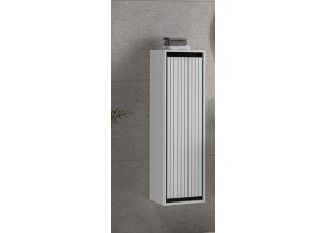 Mueble auxiliar gris seda