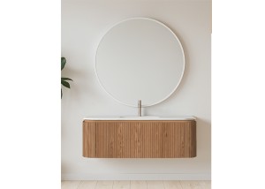 Mueble de lavabos alistado 1 seno 100x46x41,5 y 120x46x41,5