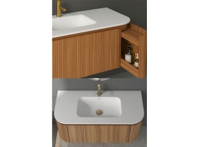 Mueble de baño alistado con cajones laterales