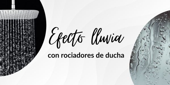 Consigue efecto lluvia con rociadores de ducha