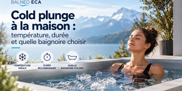 Cold plunge en casa: temperatura, tiempo y qué bañera usar